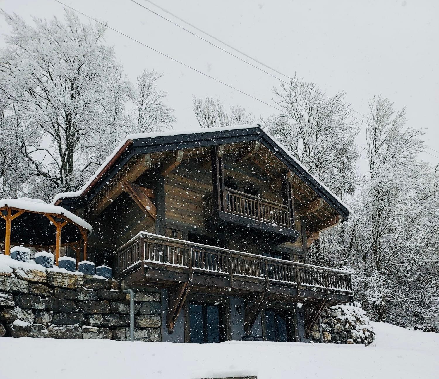 Villa Chalet Du Bonheur à Bonnevaux  Extérieur photo