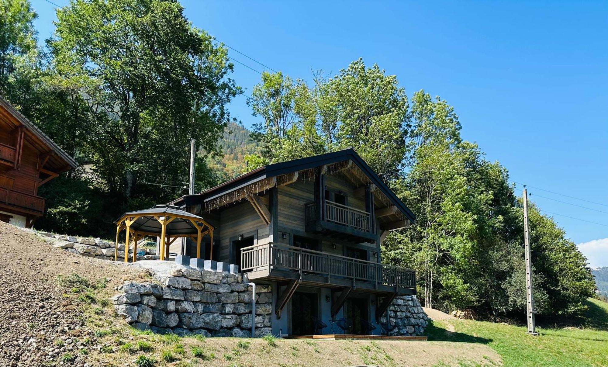 Villa Chalet Du Bonheur à Bonnevaux  Extérieur photo