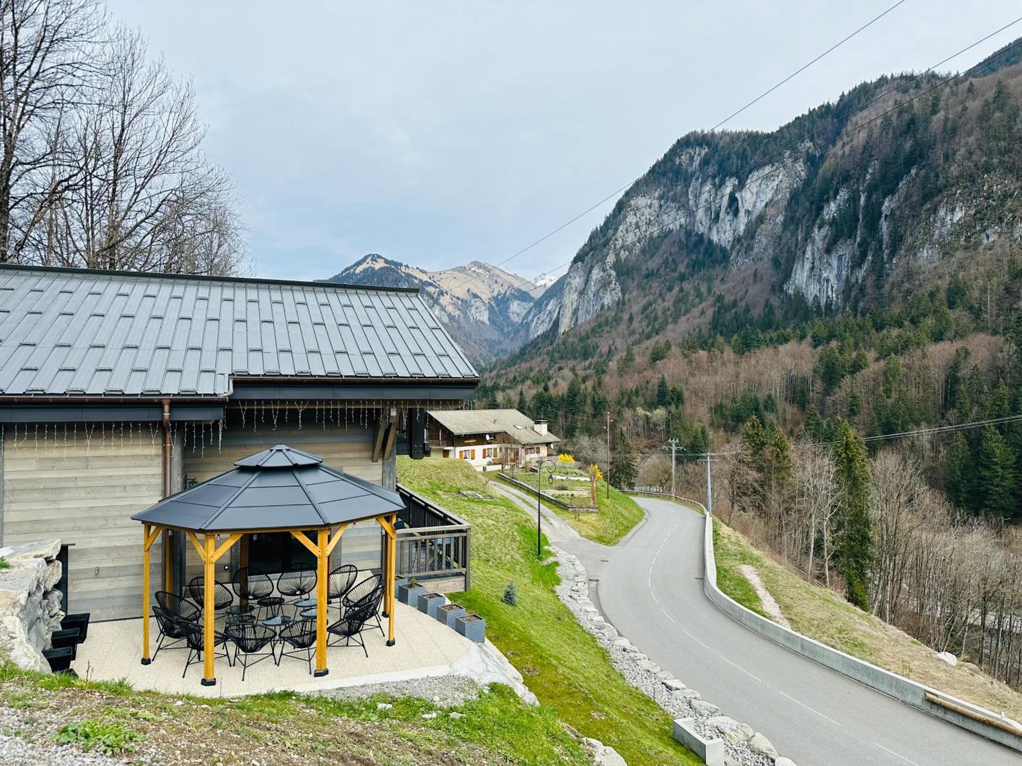 Villa Chalet Du Bonheur à Bonnevaux  Extérieur photo