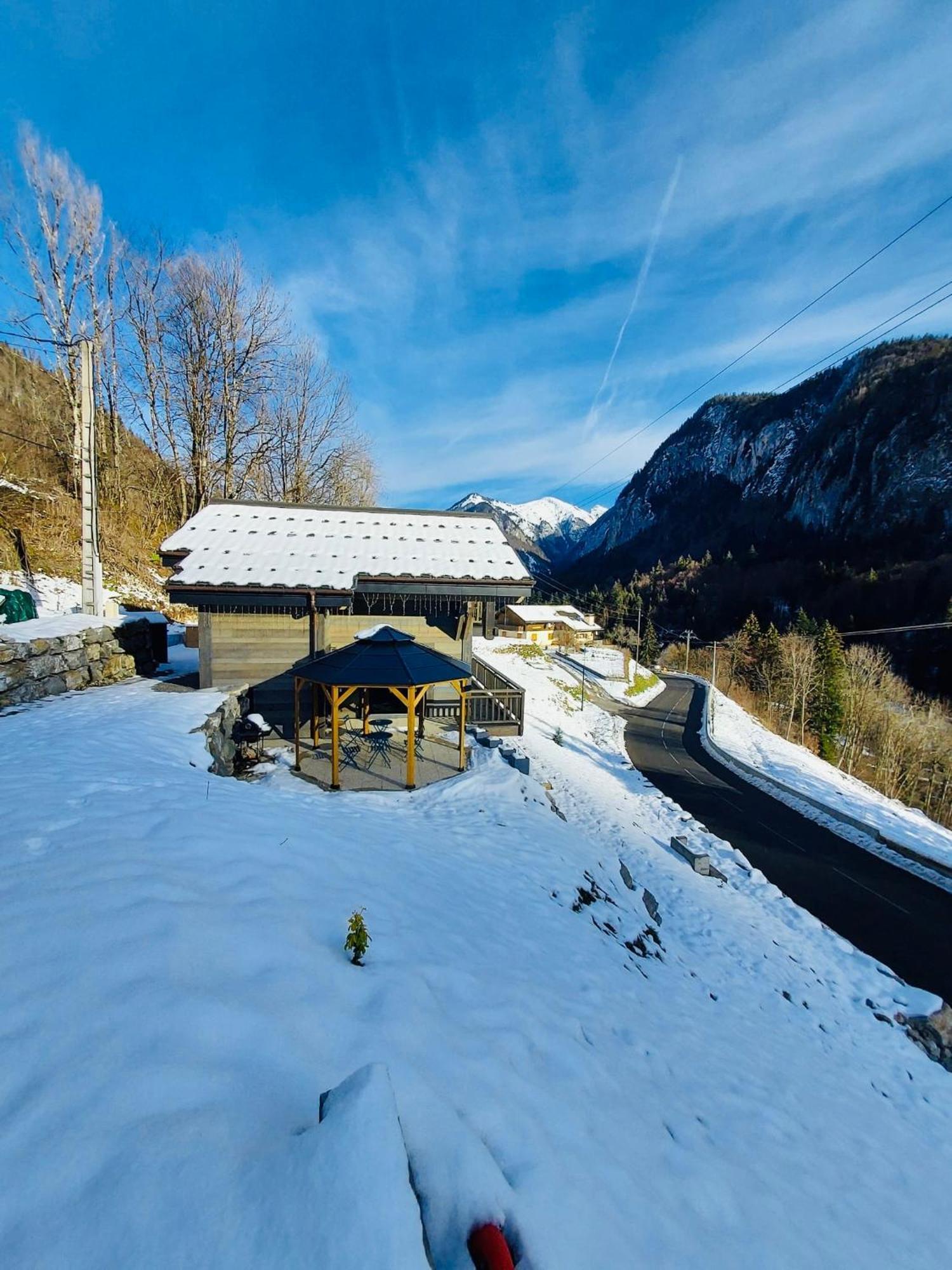 Villa Chalet Du Bonheur à Bonnevaux  Extérieur photo