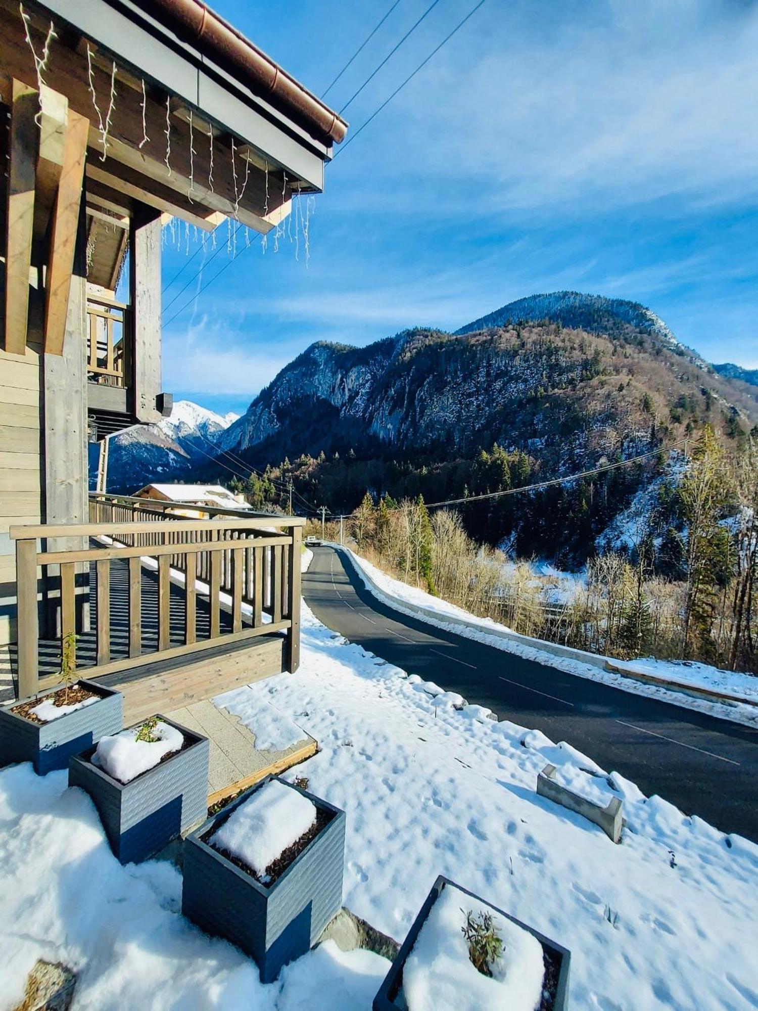 Villa Chalet Du Bonheur à Bonnevaux  Extérieur photo