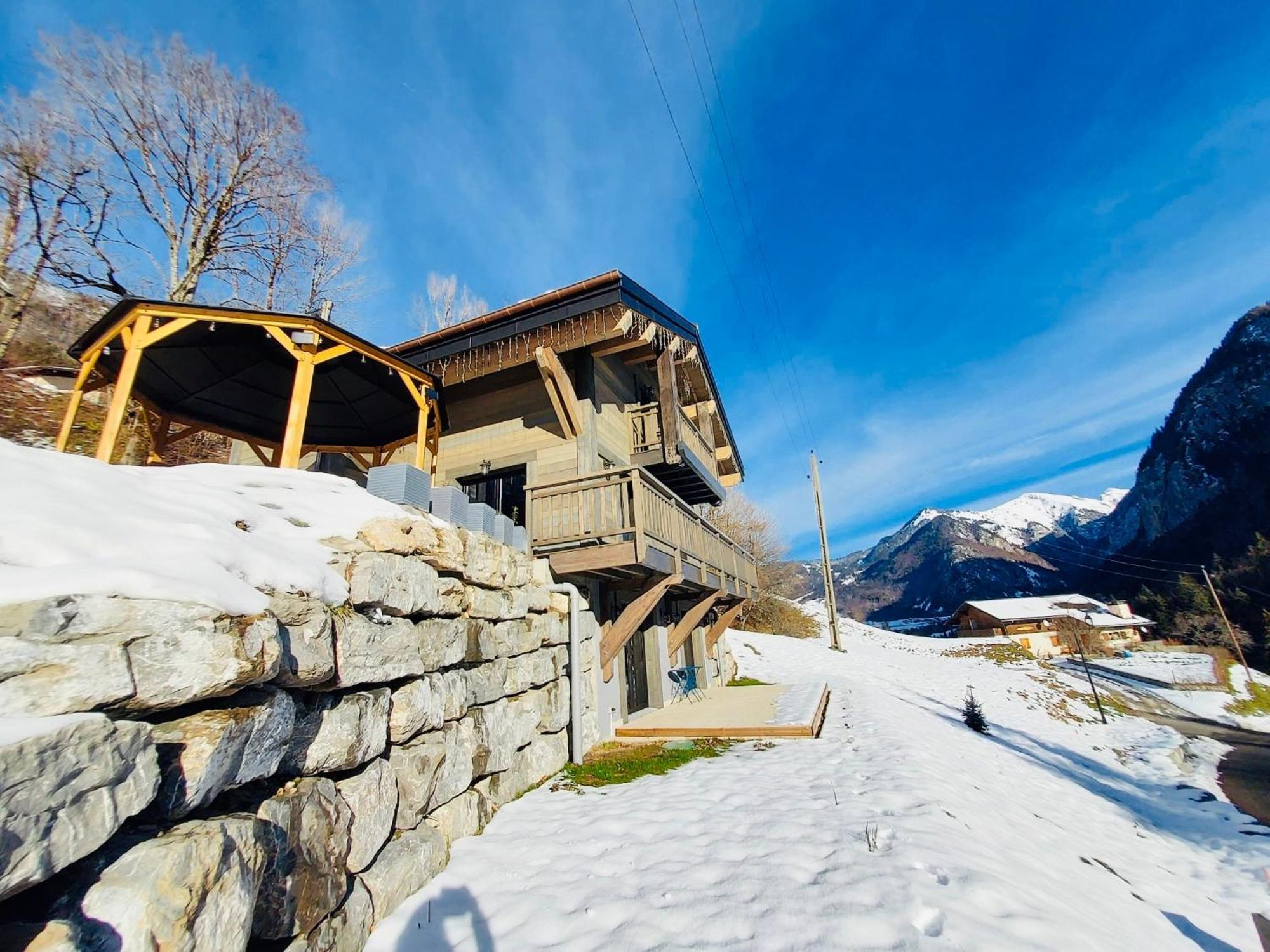 Villa Chalet Du Bonheur à Bonnevaux  Extérieur photo