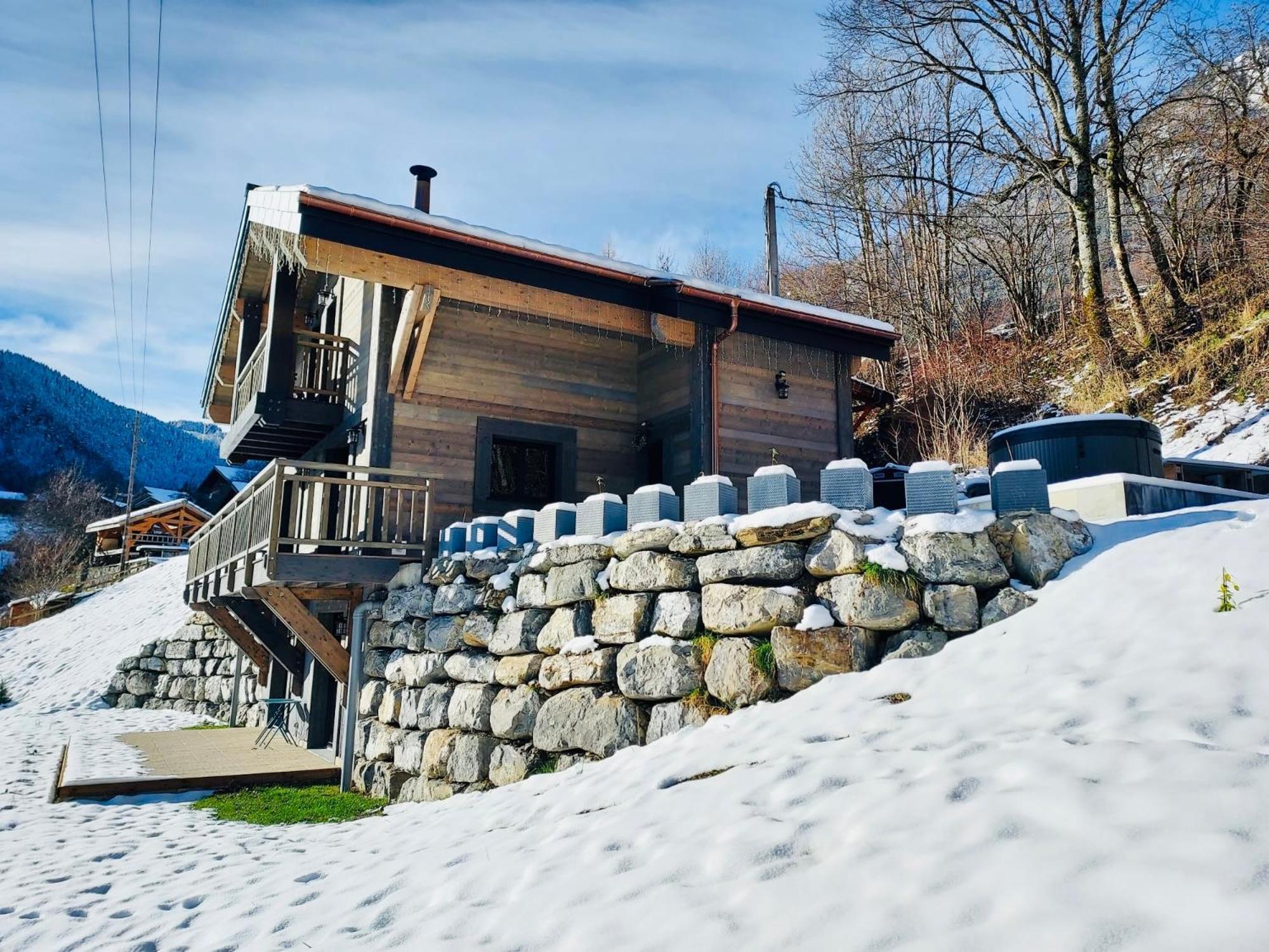 Villa Chalet Du Bonheur à Bonnevaux  Extérieur photo