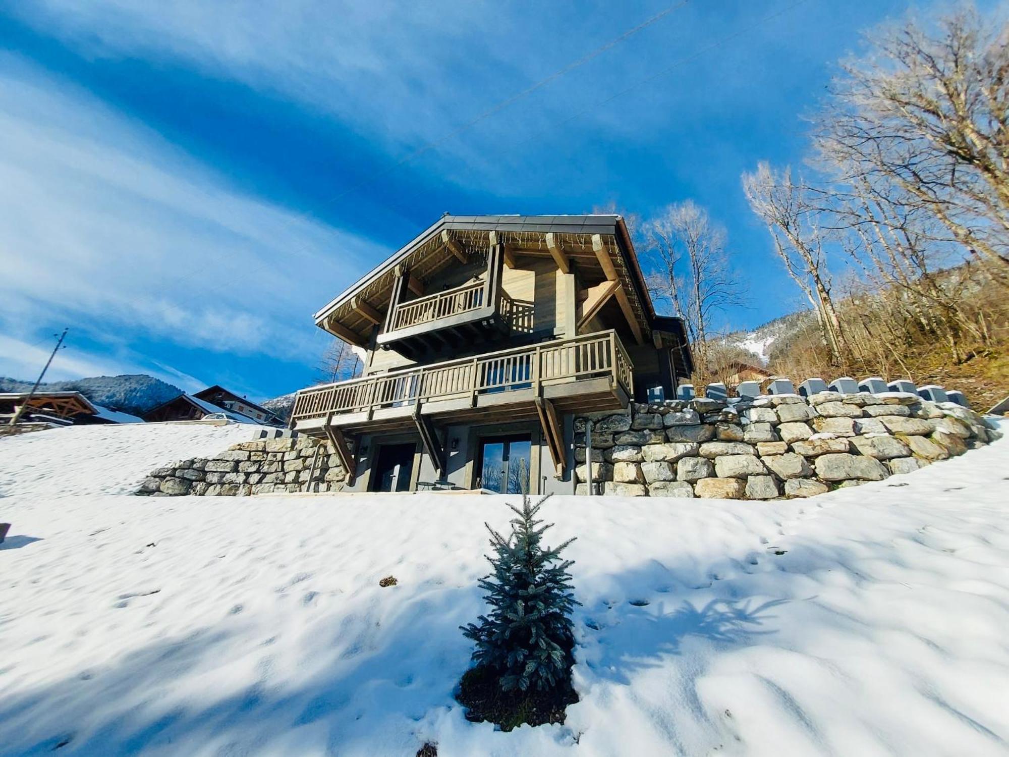 Villa Chalet Du Bonheur à Bonnevaux  Extérieur photo